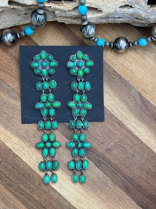 Carico Lake Turquoise Earrings #5112 by Federico Jimenez