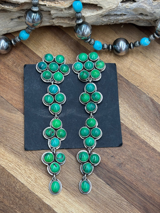 Carico Lake Turquoise Earrings #5103 by Federico Jimenez