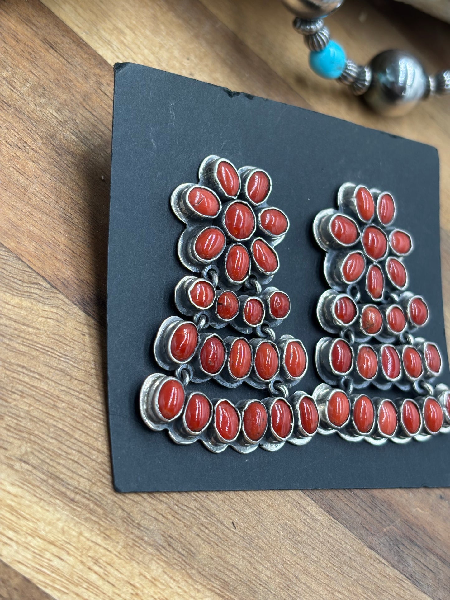 Coral Earrings #C1 by Federico Jimenez