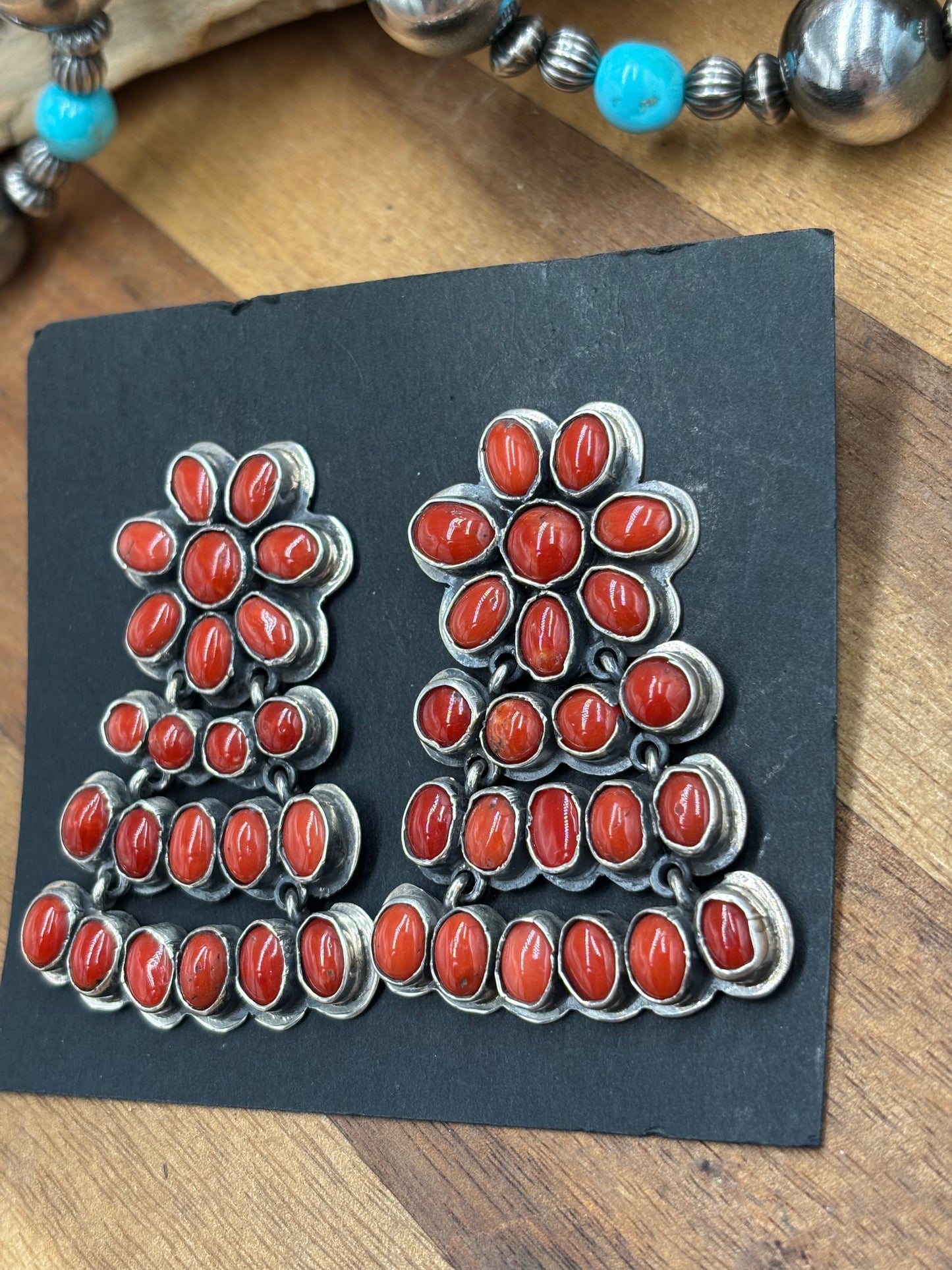 Coral Earrings #C1 by Federico Jimenez