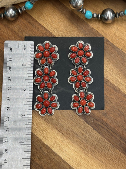 Coral Earrings #C2 by Federico Jimenez