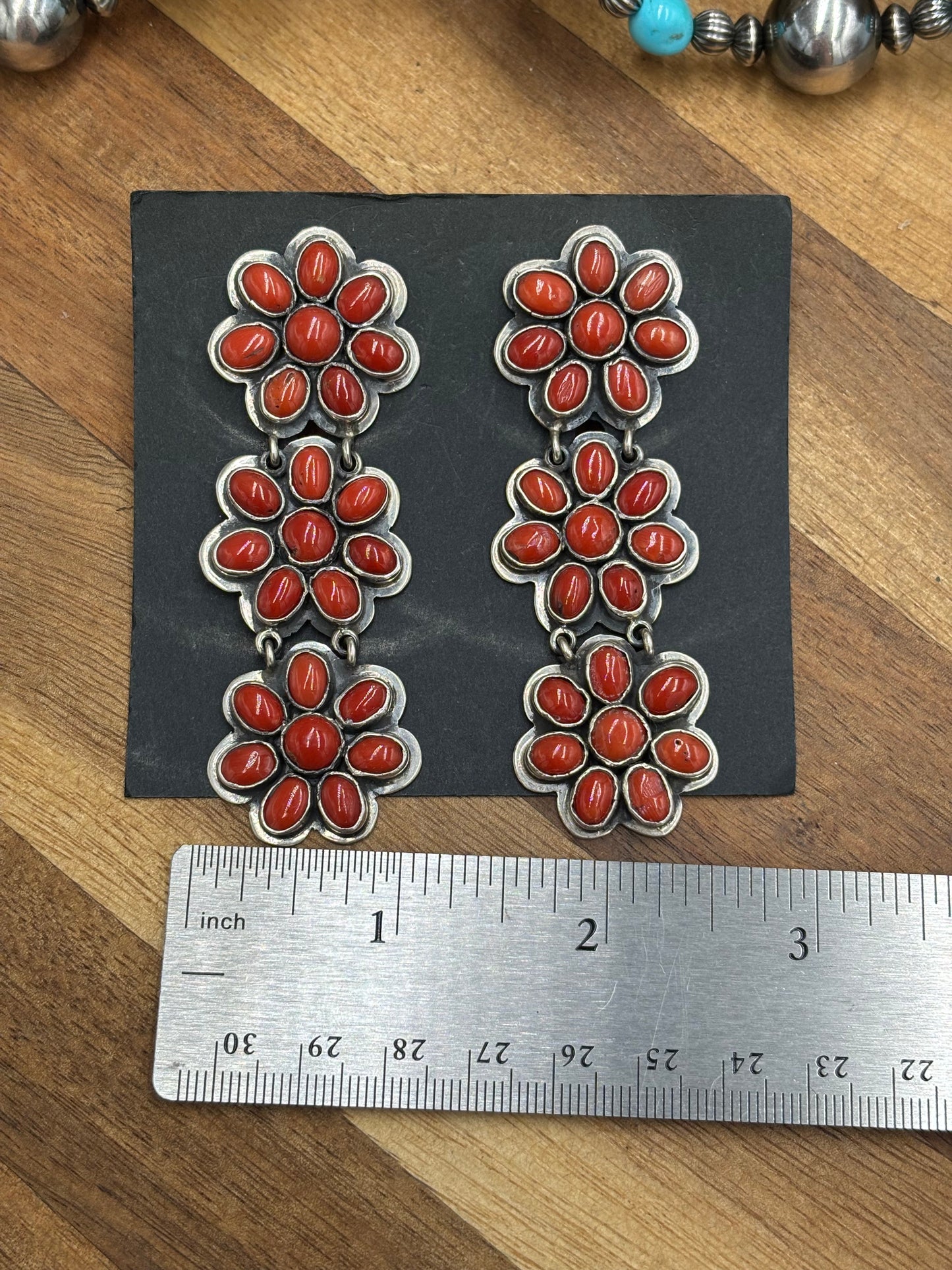Coral Earrings #C2 by Federico Jimenez