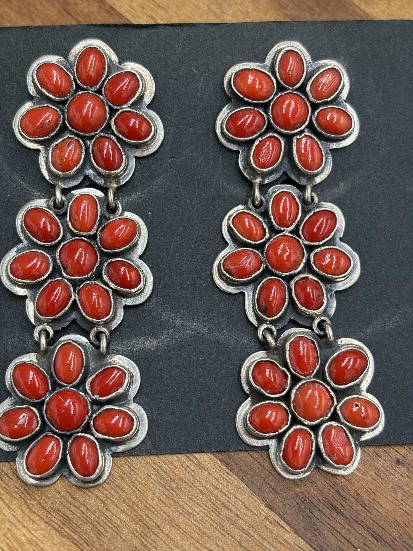 Coral Earrings #C2 by Federico Jimenez