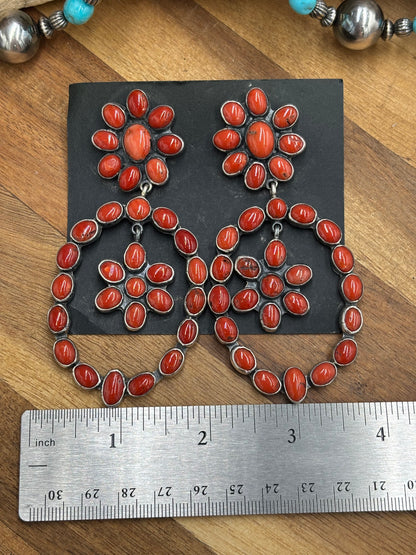 Coral Earrings #C8 by Federico Jimenez