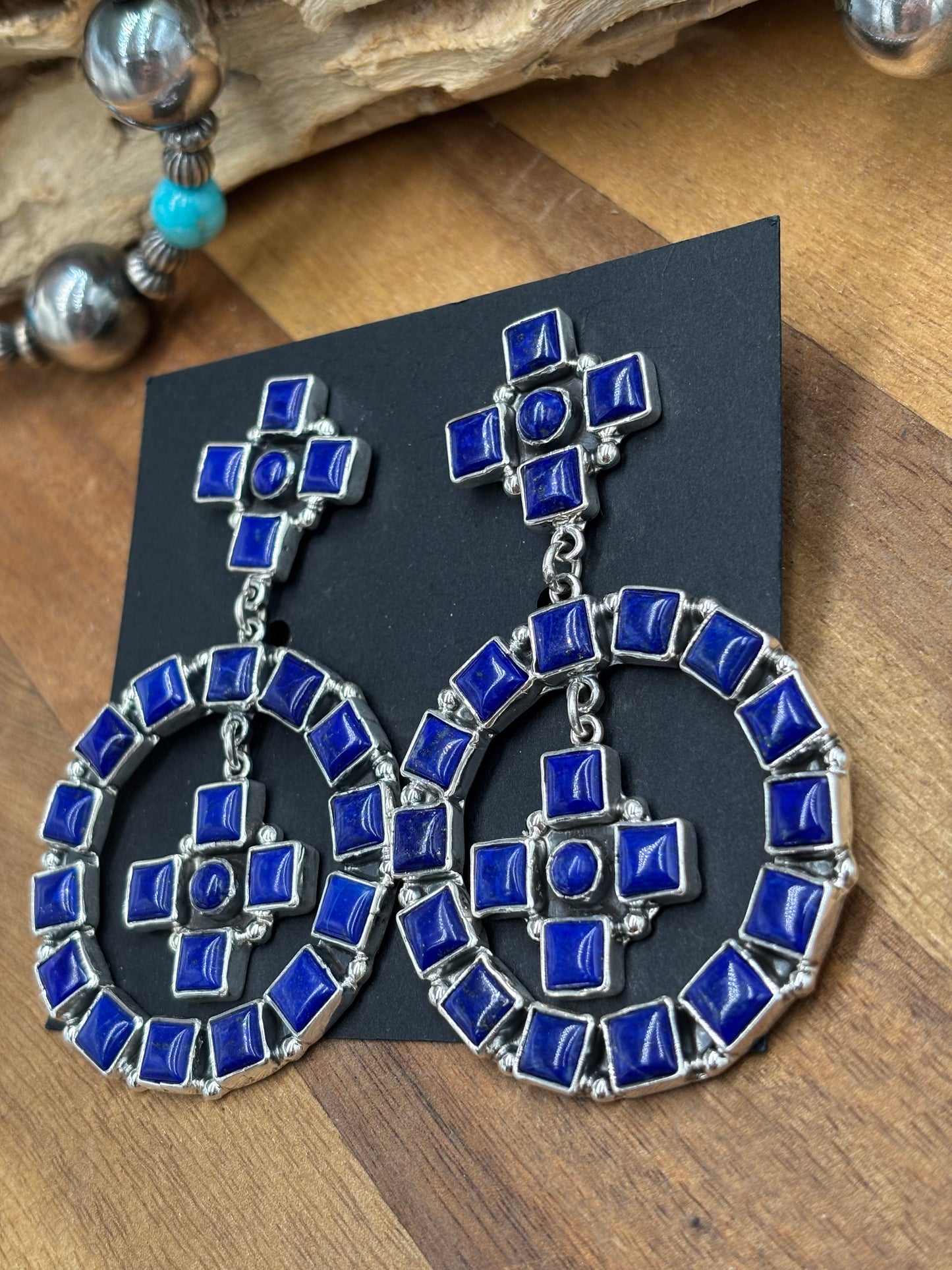 Lapis Earrings #1A by Federico Jimenez