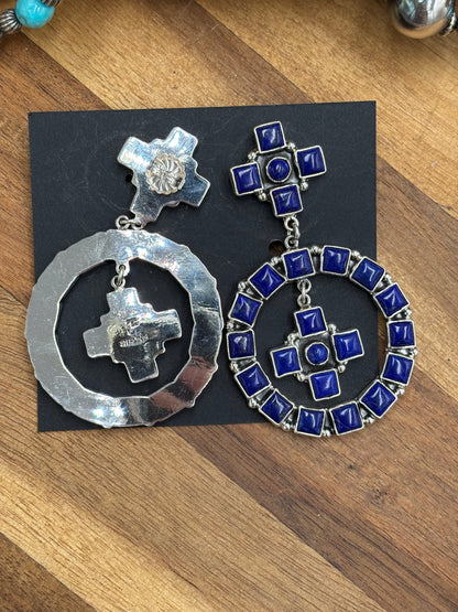 Lapis Earrings #1A by Federico Jimenez