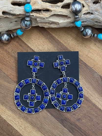 Lapis Earrings #1A by Federico Jimenez