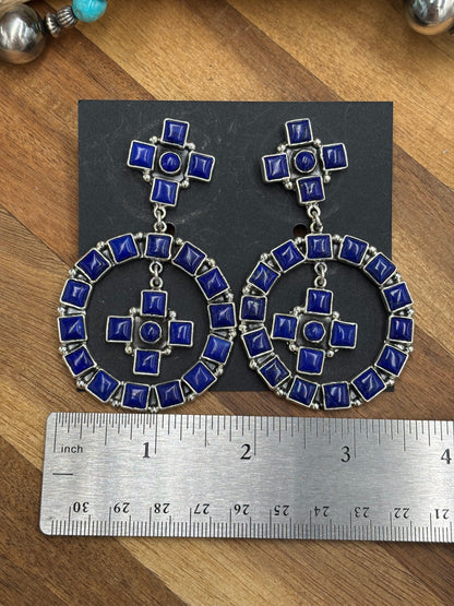 Lapis Earrings #1A by Federico Jimenez