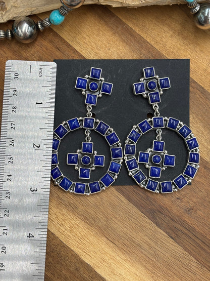 Lapis Earrings #1A by Federico Jimenez