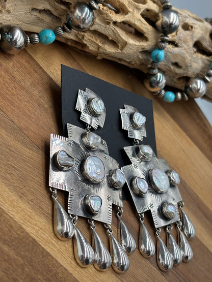 Freshwater Pearl Earrings #27 by Federico Jimenez