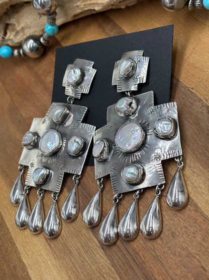 Freshwater Pearl Earrings #27 by Federico Jimenez