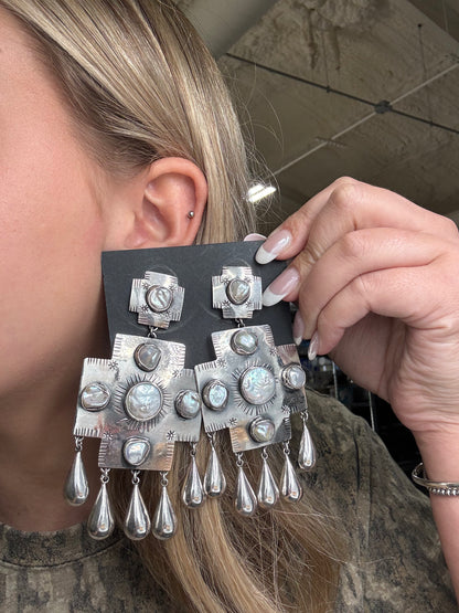 Freshwater Pearl Earrings #27 by Federico Jimenez