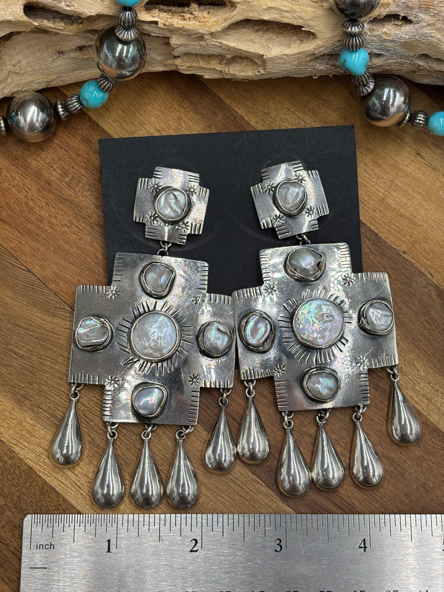Freshwater Pearl Earrings #27 by Federico Jimenez