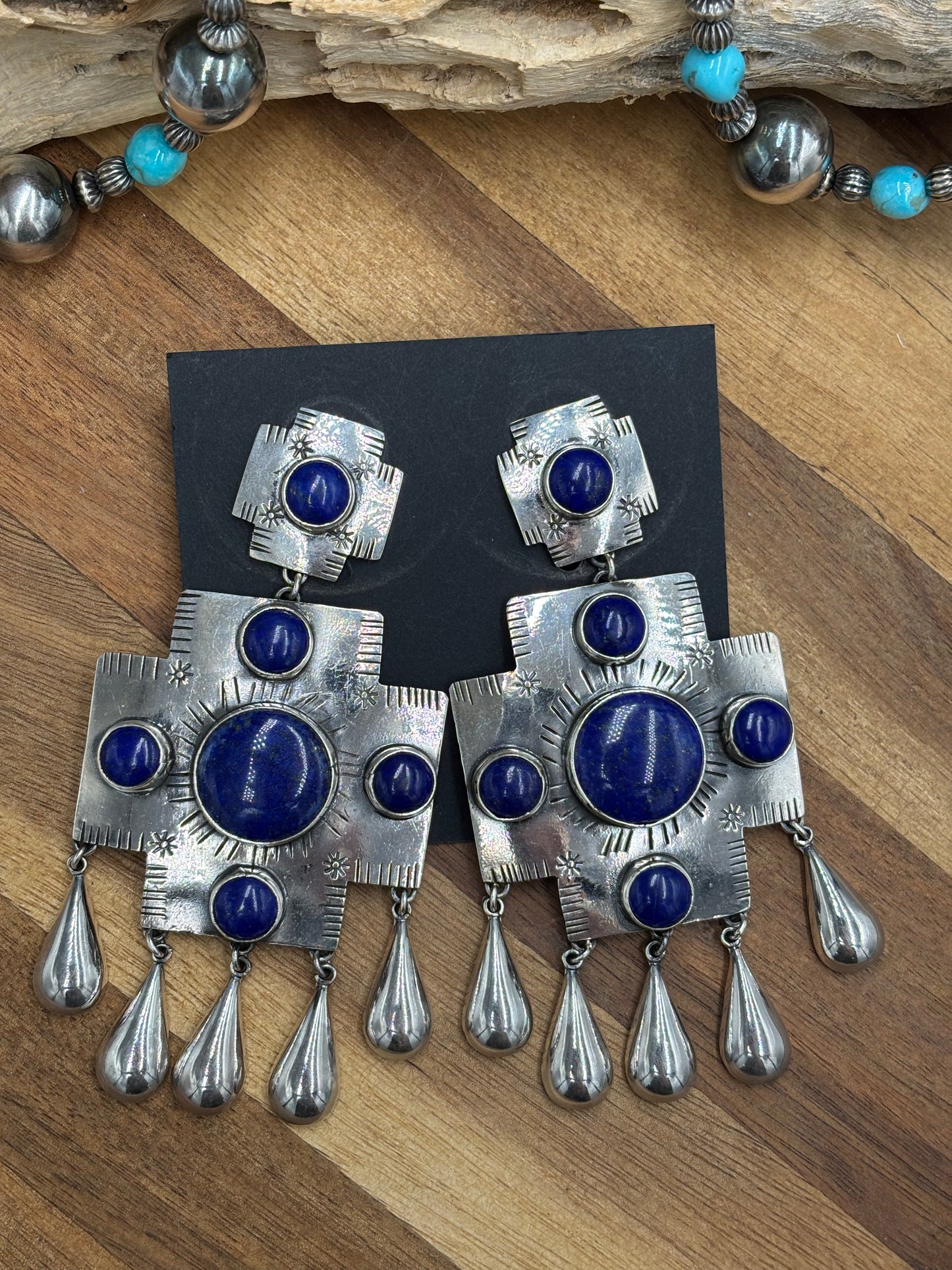 Lapis Earrings #26 by Federico Jimenez