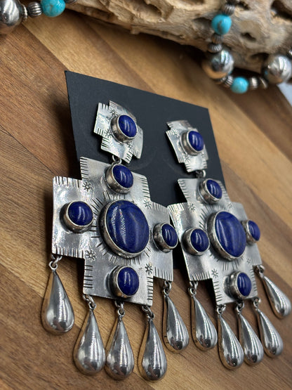 Lapis Earrings #26 by Federico Jimenez