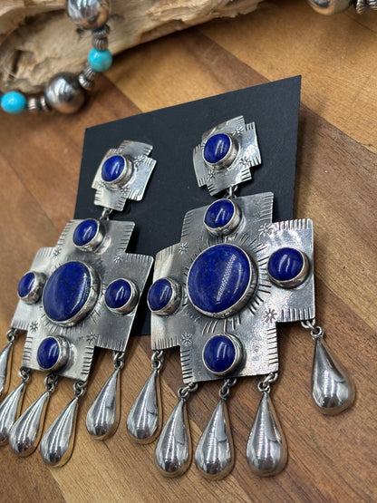 Lapis Earrings #26 by Federico Jimenez