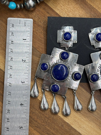 Lapis Earrings #26 by Federico Jimenez