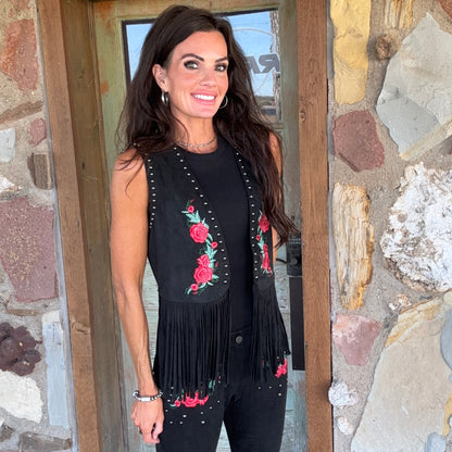 Opry Night Faux Suede Vest