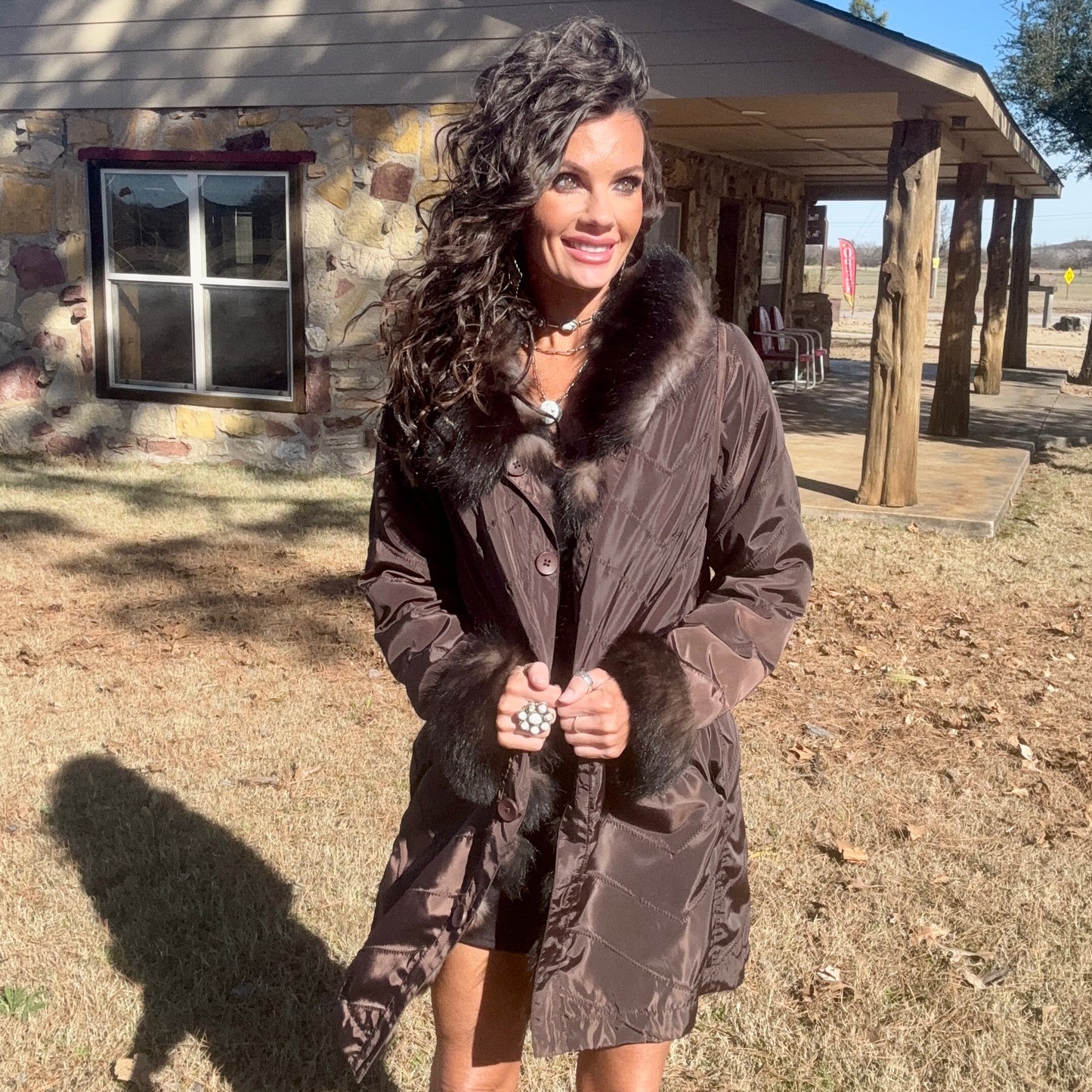 Dakota Duchess Reversible Fur Coat