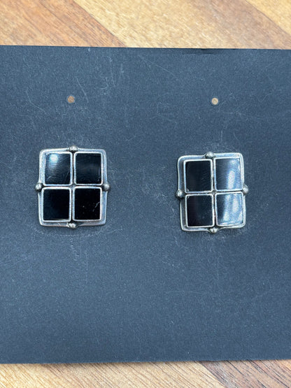 Black Onyx Earrings #2-18 by Federico Jimenez