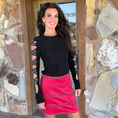 Vegas Cowgirl Rhinestone Top