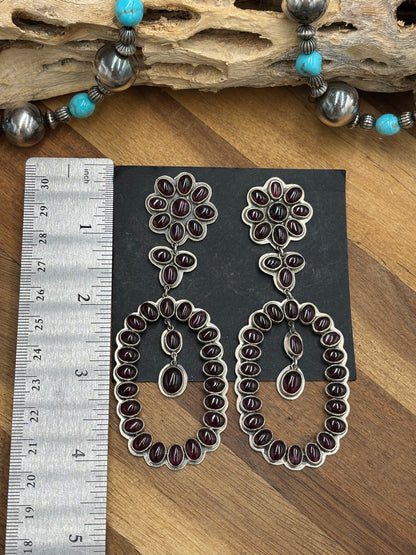 Garnet Earrings #9001 by Federico Jimenez