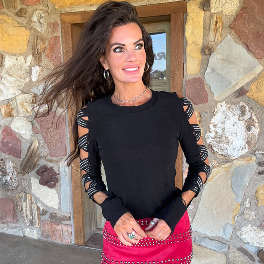 Vegas Cowgirl Rhinestone Top