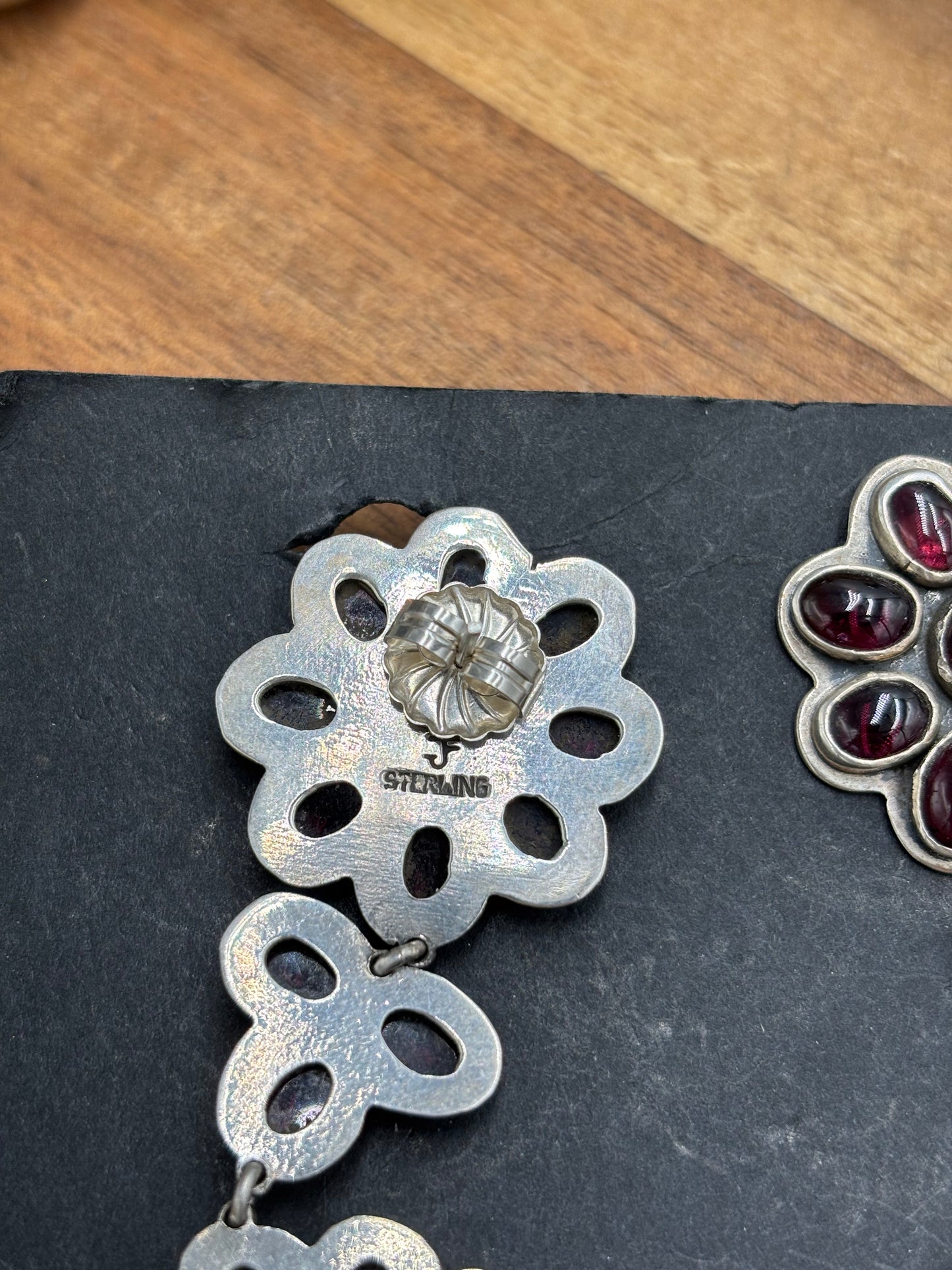 Garnet Earrings #9001 by Federico Jimenez