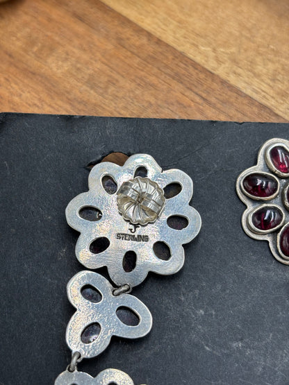 Garnet Earrings #9001 by Federico Jimenez