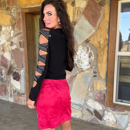 Vegas Cowgirl Rhinestone Top