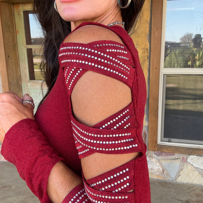 Vegas Cowgirl Rhinestone Top