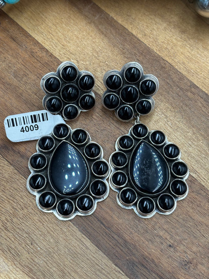 Black Onyx Earrings #4009 by Federico Jimenez