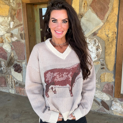 Cattle Country Sweater