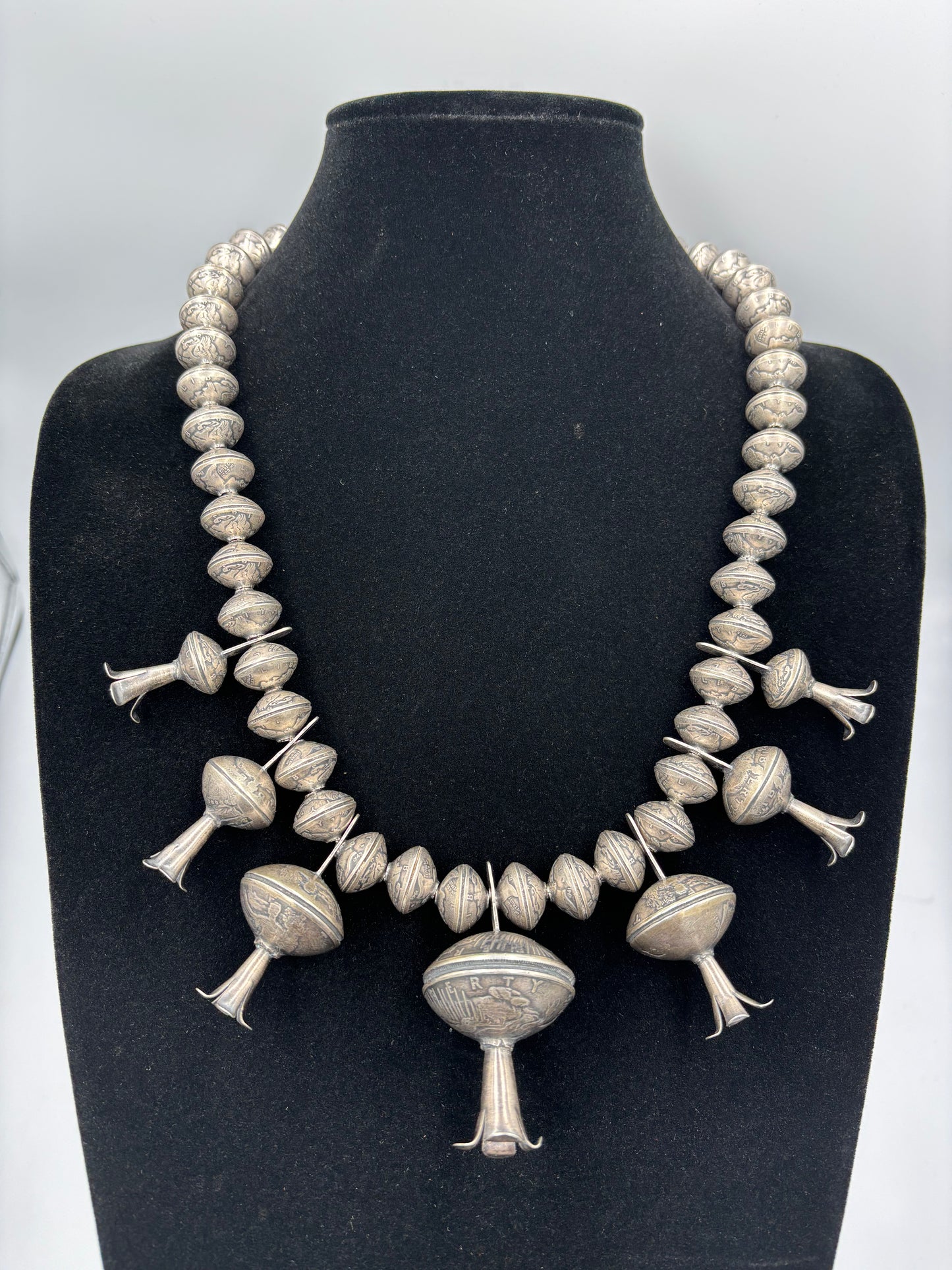 24" Mercury Dime Blossom Necklace