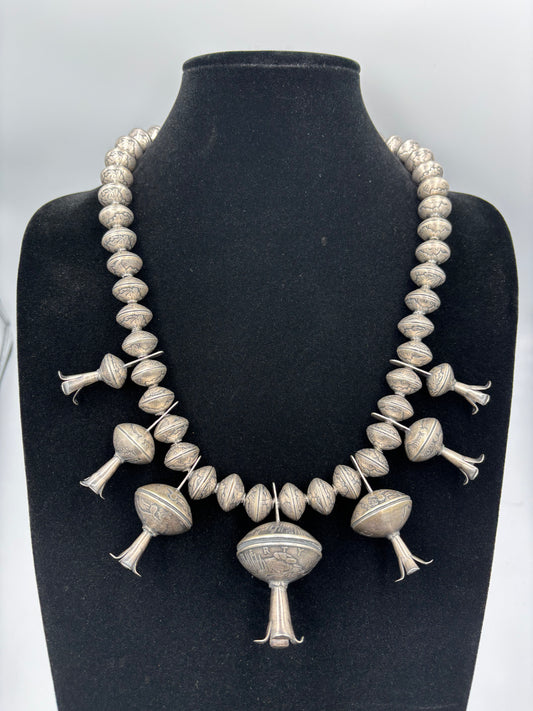 24" Mercury Dime Blossom Necklace
