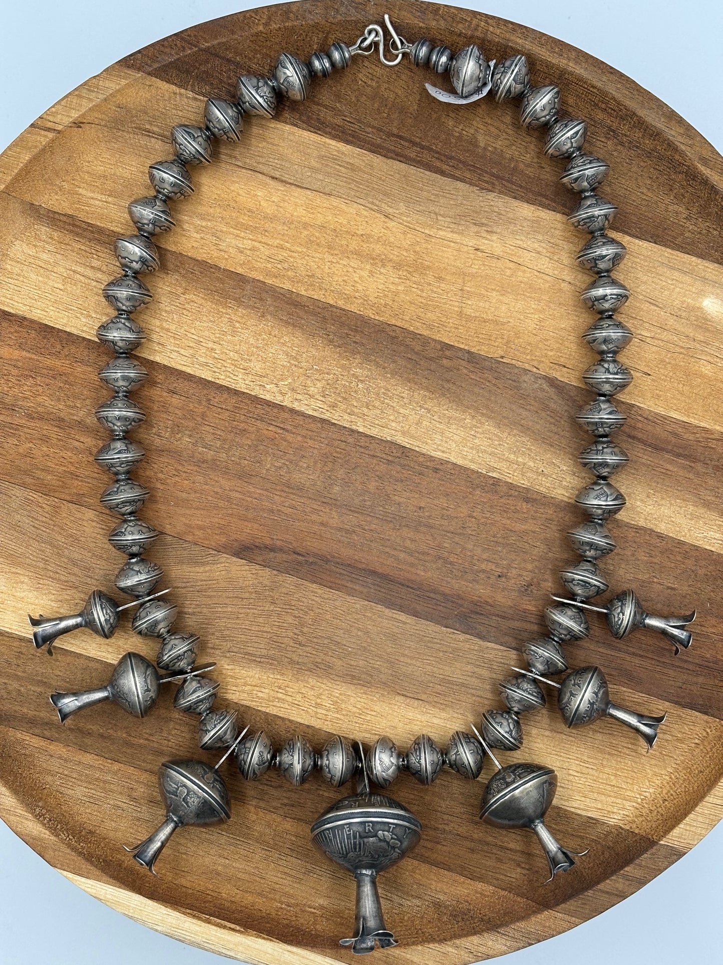 24" Mercury Dime Blossom Necklace