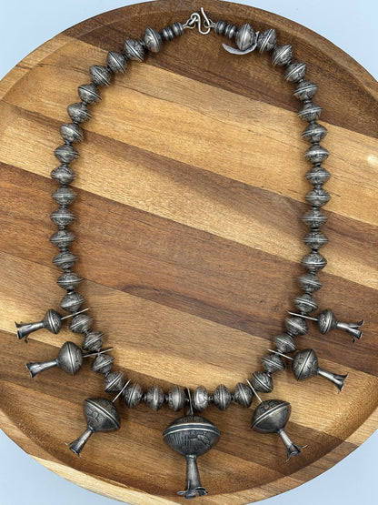 24" Mercury Dime Blossom Necklace