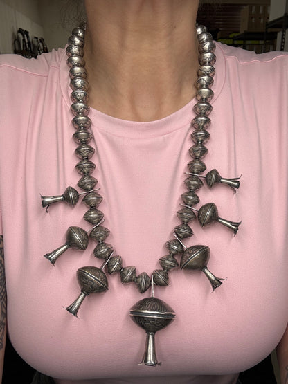 24" Mercury Dime Blossom Necklace