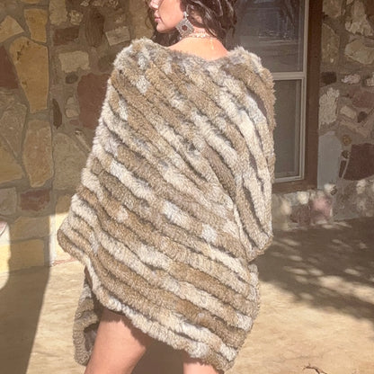 Canyon Creek Fur Poncho