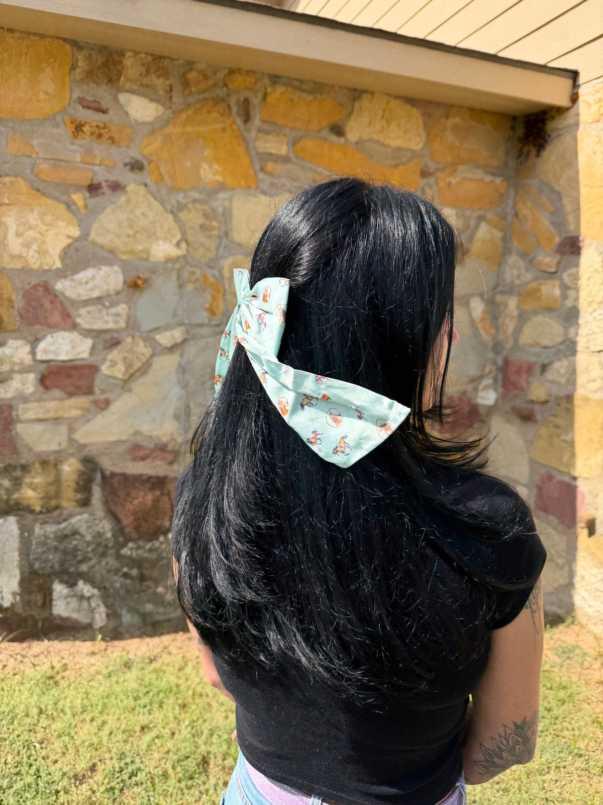 NayNay Hair Bow :Mint Green