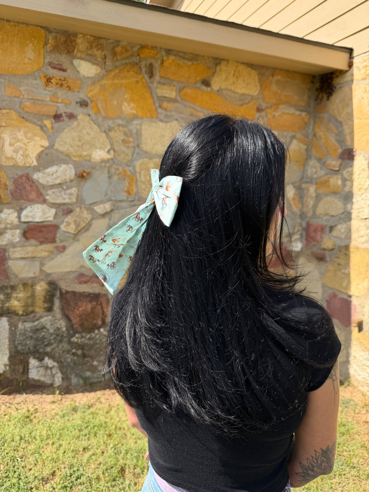 NayNay Hair Bow :Mint Green