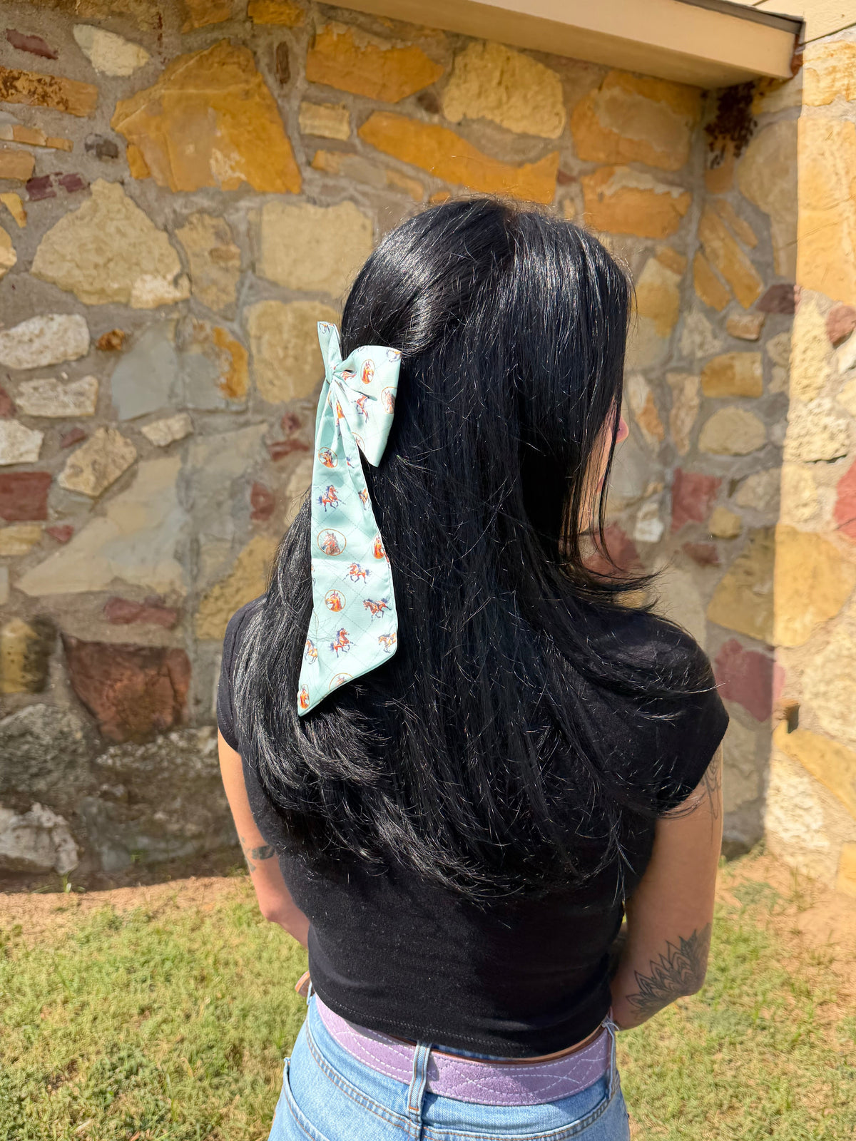 NayNay Hair Bow :Mint Green