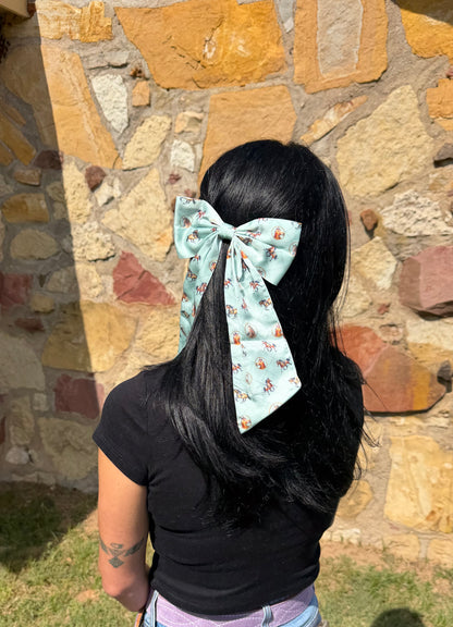 NayNay Hair Bow :Mint Green