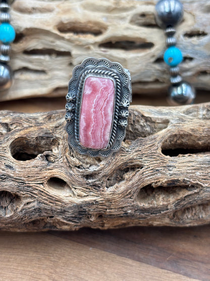 Rhodochrosite Ring #1 Adjustable