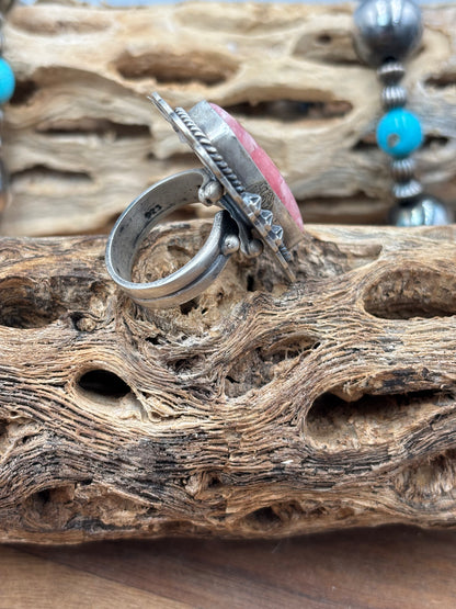 Rhodochrosite Ring #1 Adjustable
