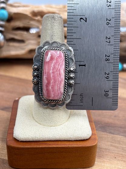 Rhodochrosite Ring #1 Adjustable