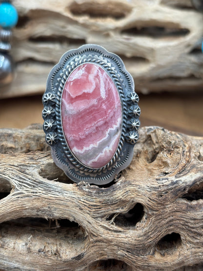 Rhodochrosite Ring #2 Adjustable