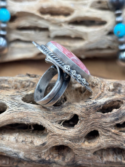 Rhodochrosite Ring #2 Adjustable