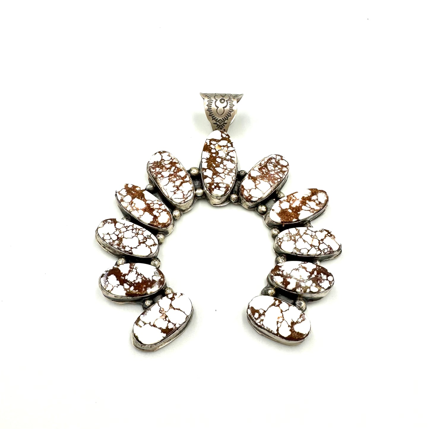 Wild Horse Naja Pendant by Gilbert Nez, Navajo
