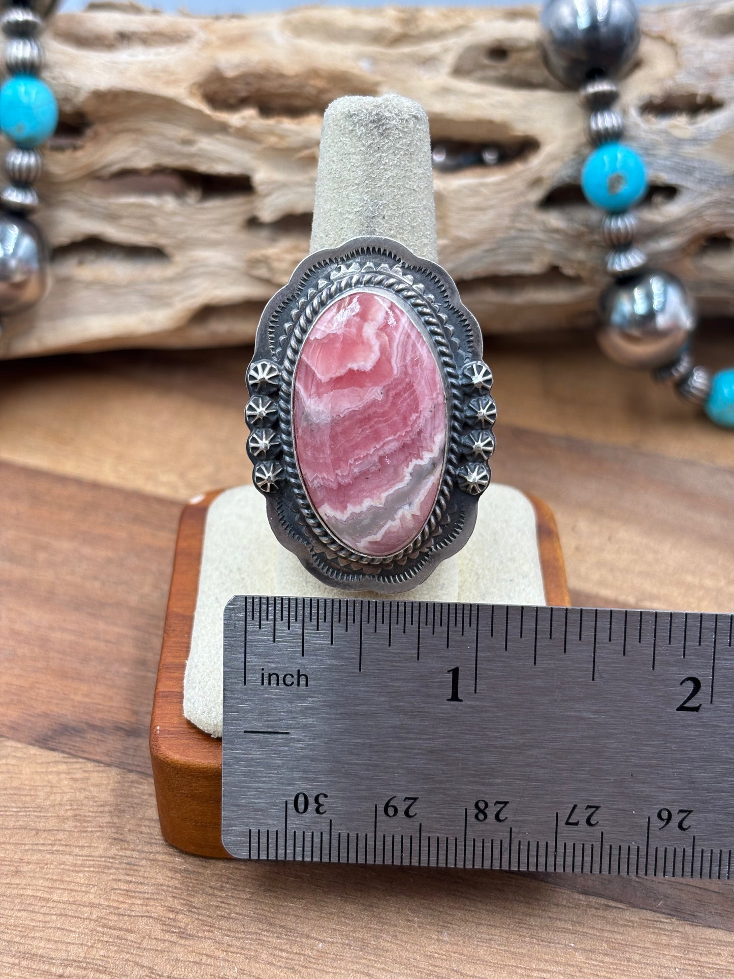 Rhodochrosite Ring #2 Adjustable